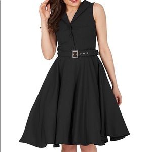Black Butterfly ‘Luna’ 50’s Style Dress, Size 18